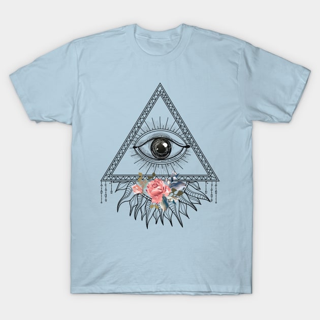 Eye Boho 2 T-Shirt by Manlangit Digital Studio